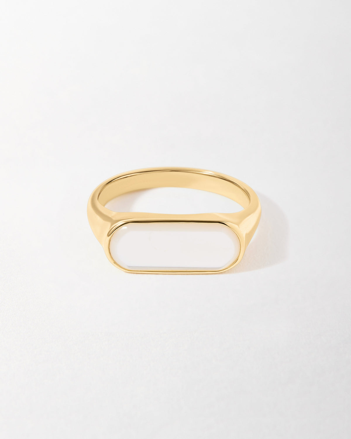 Anel Madrepérola Marcante - Ouro 18K | SILLENE