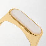 Anel Madrepérola Marcante - Ouro 18K | SILLENE