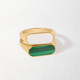 Anel Madrepérola Marcante - Ouro 18K | SILLENE