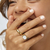 Anel Madrepérola - Ouro 18K | SILLENE