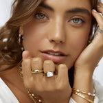 Anel Madrepérola - Ouro 18K | SILLENE