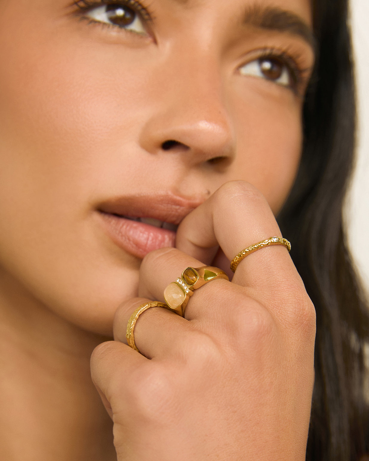 Anel Multipedras - Ouro 18K | SILLENE