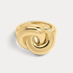 Anel Nó Volumoso - Ouro 18K | SILLENE