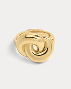 Anel Nó Volumoso - Ouro 18K | SILLENE
