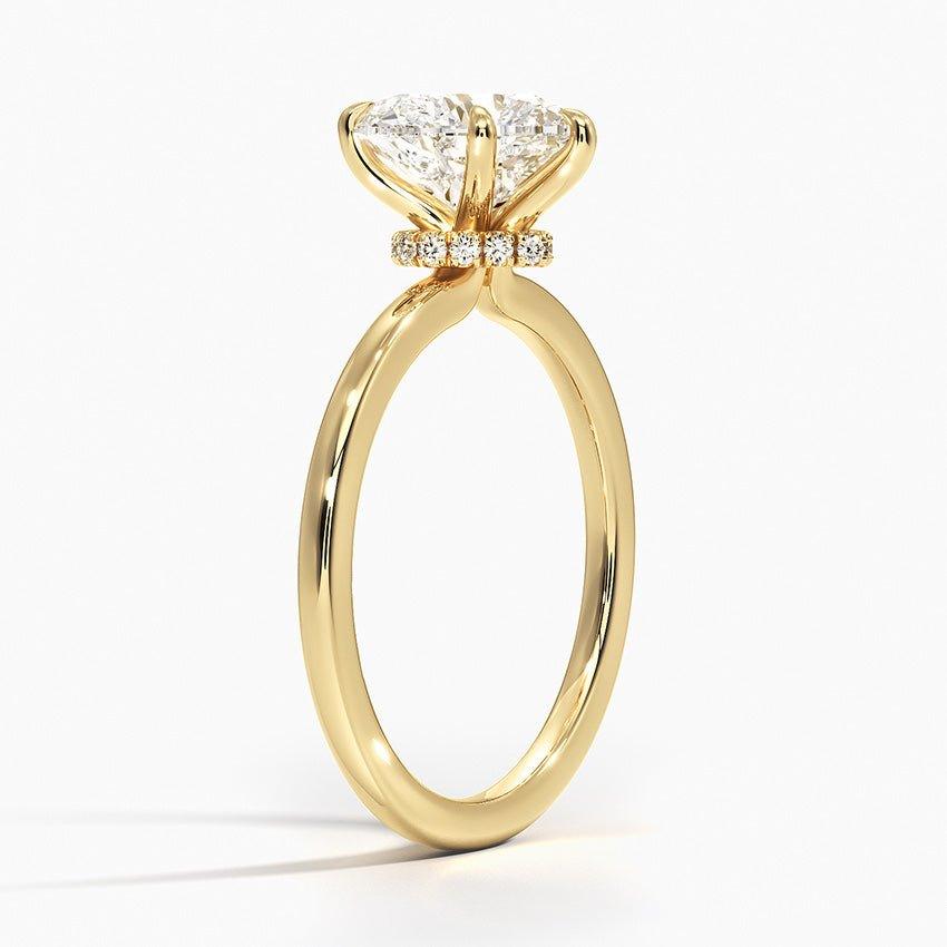 Anel Passion em Zircônia - Ouro 18K