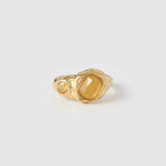 Anel Pedras Amareladas - Ouro 18K | SILLENE
