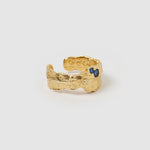 Anel Pedras Azuis - Ouro 18K | SILLENE