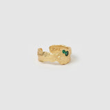 Anel Pedras Verdes - Ouro 18K | SILLENE
