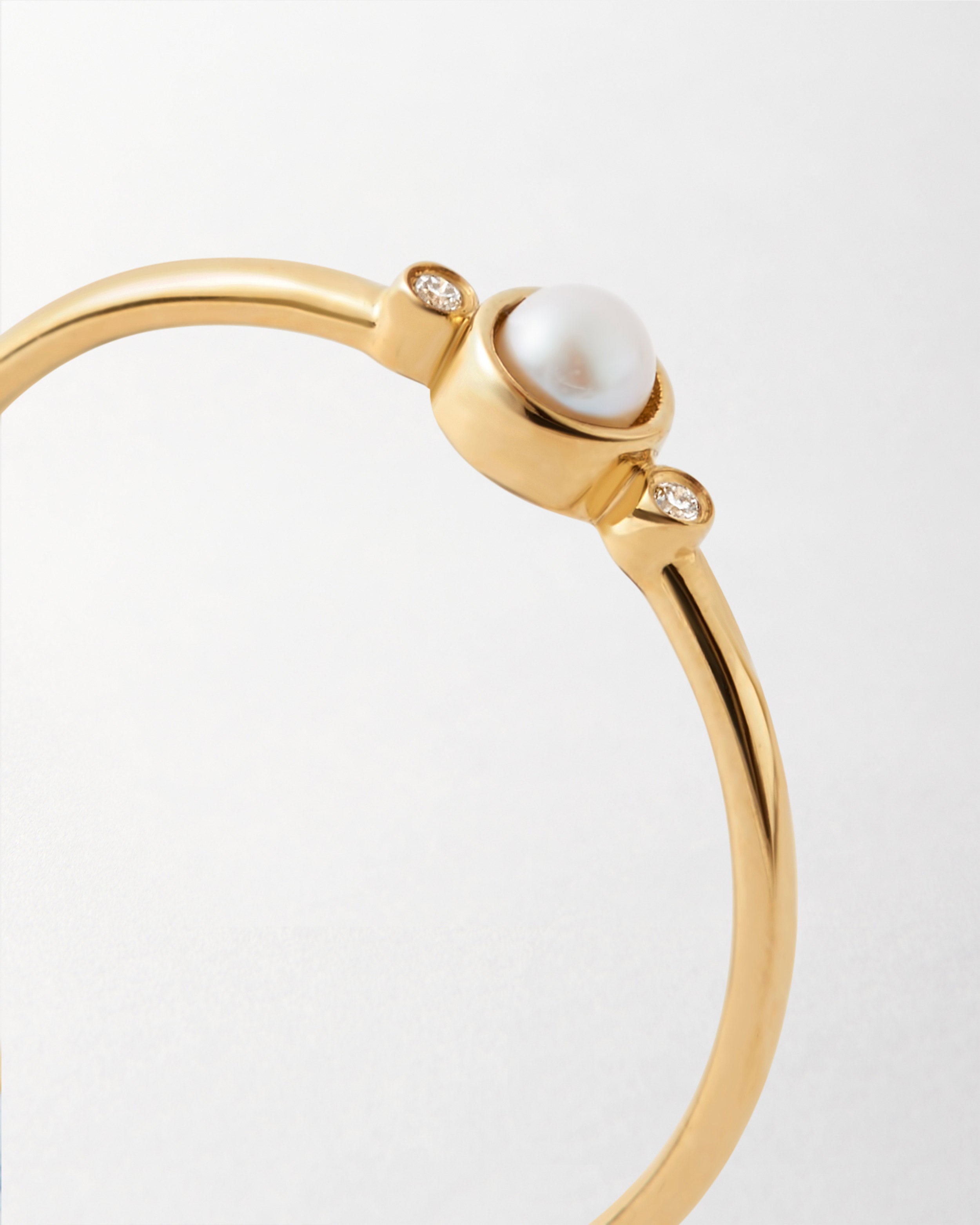 Anel Pérola Trio - Ouro 18K | SILLENE