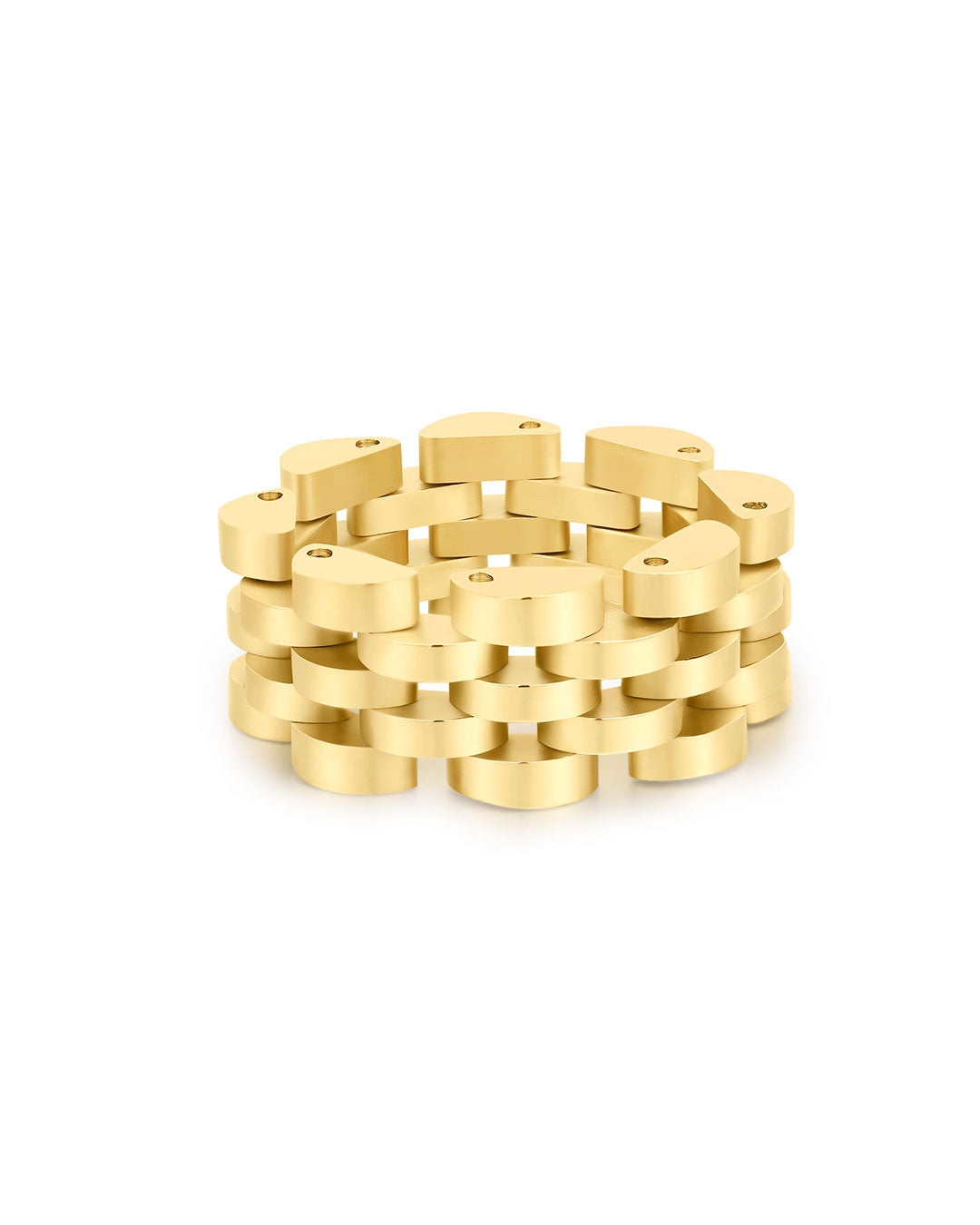 Anel Relógio - Ouro 18K | SILLENE