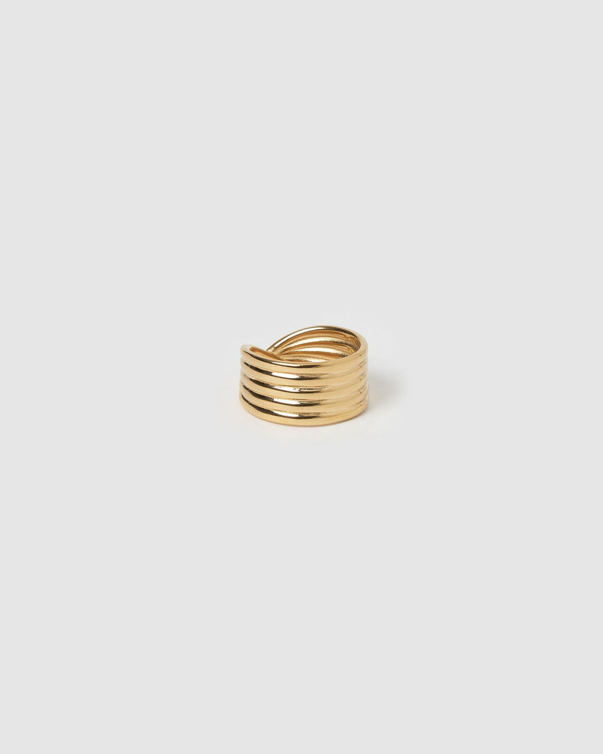 Anel Retrô Encorpado - Ouro 18K | SILLENE