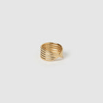 Anel Retrô Encorpado - Ouro 18K | SILLENE