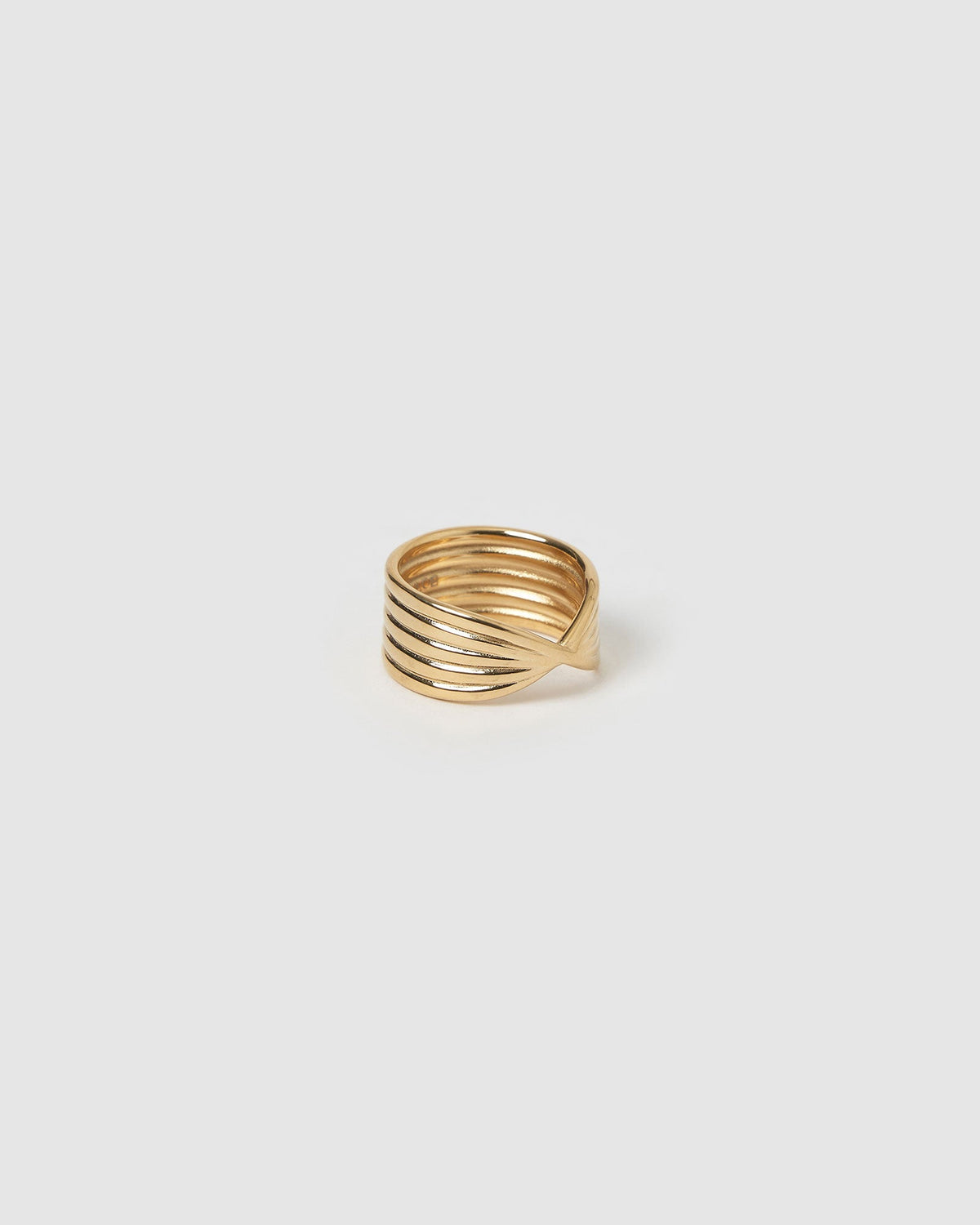 Anel Retrô Encorpado - Ouro 18K | SILLENE