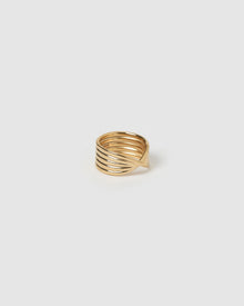 Anel Retrô Encorpado - Ouro 18K | SILLENE