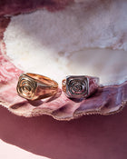 Anel Sinete Espiral - Ouro 18K | SILLENE