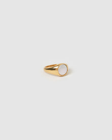 Anel Sinete Madrepérola - Ouro 18K | SILLENE