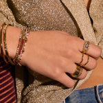 Anel Sinete Olho Grego - Ouro 18K | SILLENE