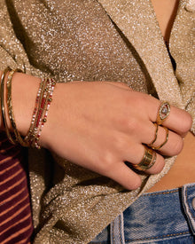 Anel Sinete Olho Grego - Ouro 18K | SILLENE