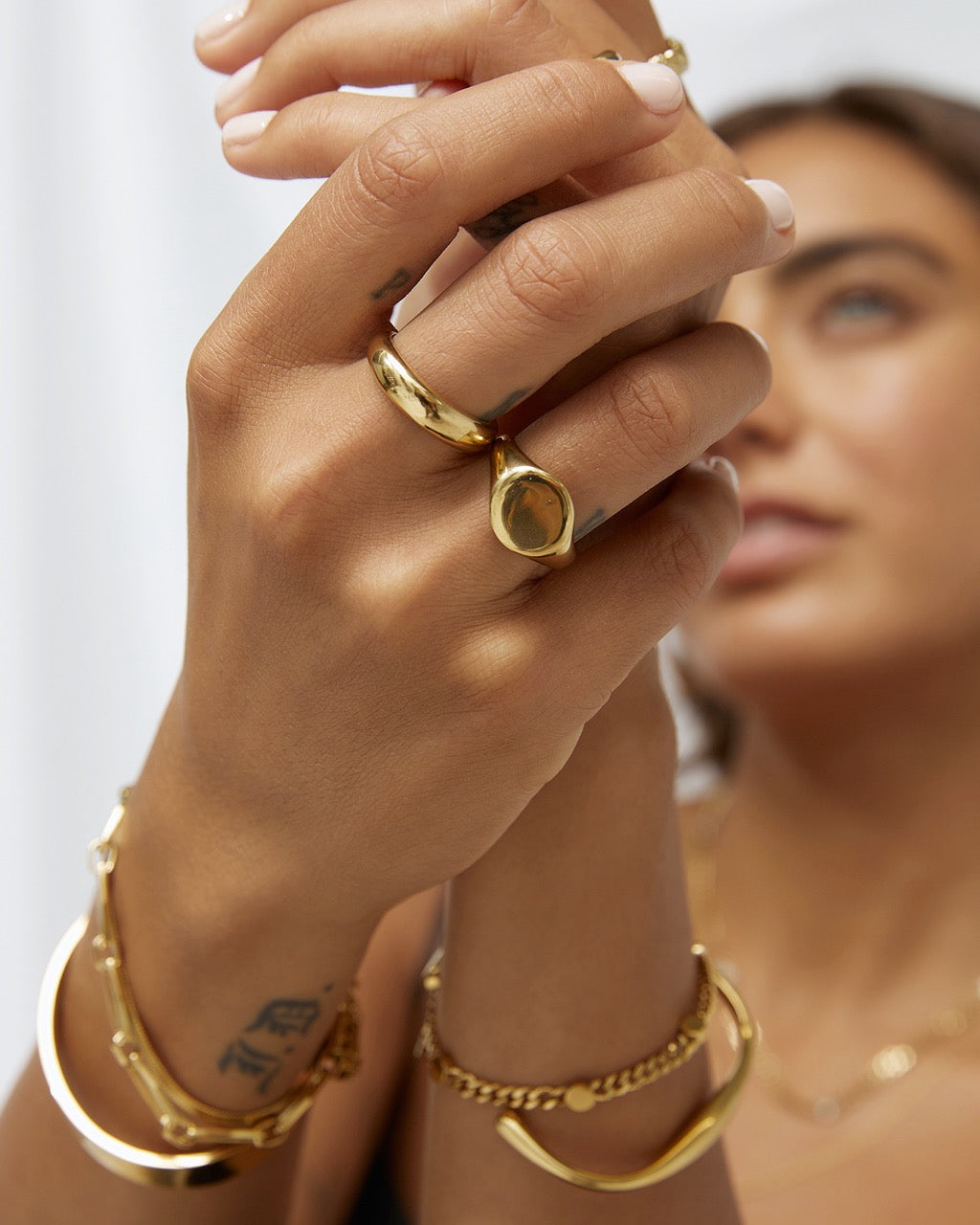 Anel Sinete - Ouro 18K | SILLENE