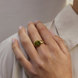 Anel Sinete - Ouro 18K | SILLENE