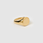 Anel Sinete - Ouro 18K | SILLENE