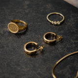 Anel Sinete Personalizável - Ouro 18K | SILLENE