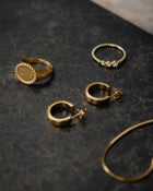 Anel Sinete Personalizável - Ouro 18K | SILLENE