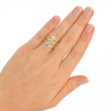 Anel Solo em Zircônia - Ouro 18K