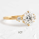 Anel Tempo em Zircônia - Ouro 18K
