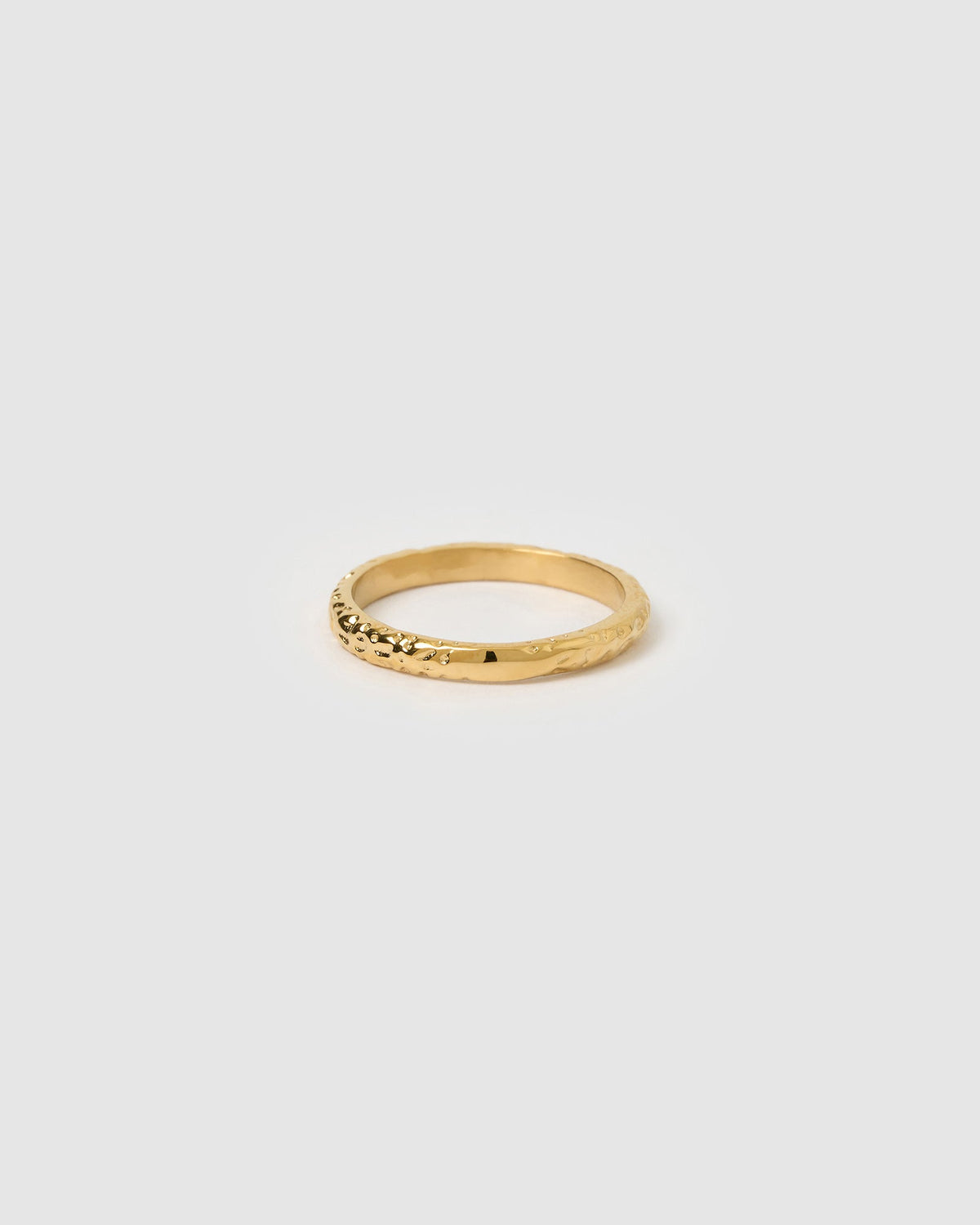 Anel Textura Amassada - Ouro 18K | SILLENE