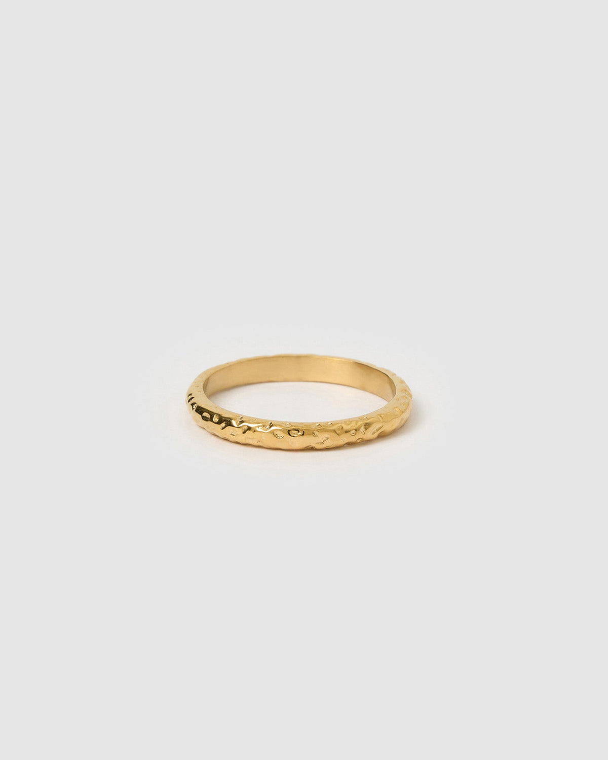 Anel Textura Amassada - Ouro 18K | SILLENE