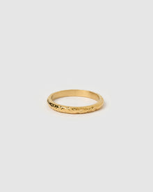 Anel Textura Amassada - Ouro 18K | SILLENE