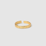 Anel Texturizado Fino - Ouro 18K | SILLENE