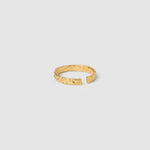 Anel Texturizado Fino - Ouro 18K | SILLENE