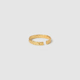 Anel Texturizado Fino - Ouro 18K | SILLENE