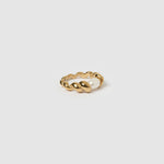 Anel Torcido com Pérola - Ouro 18K | SILLENE