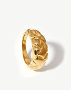 Anel Trançado Waffle - Ouro 18K | SILLENE