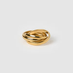 Anel Trio Entrelaçado - Ouro 18K | SILLENE