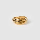 Anel Trio Entrelaçado - Ouro 18K | SILLENE