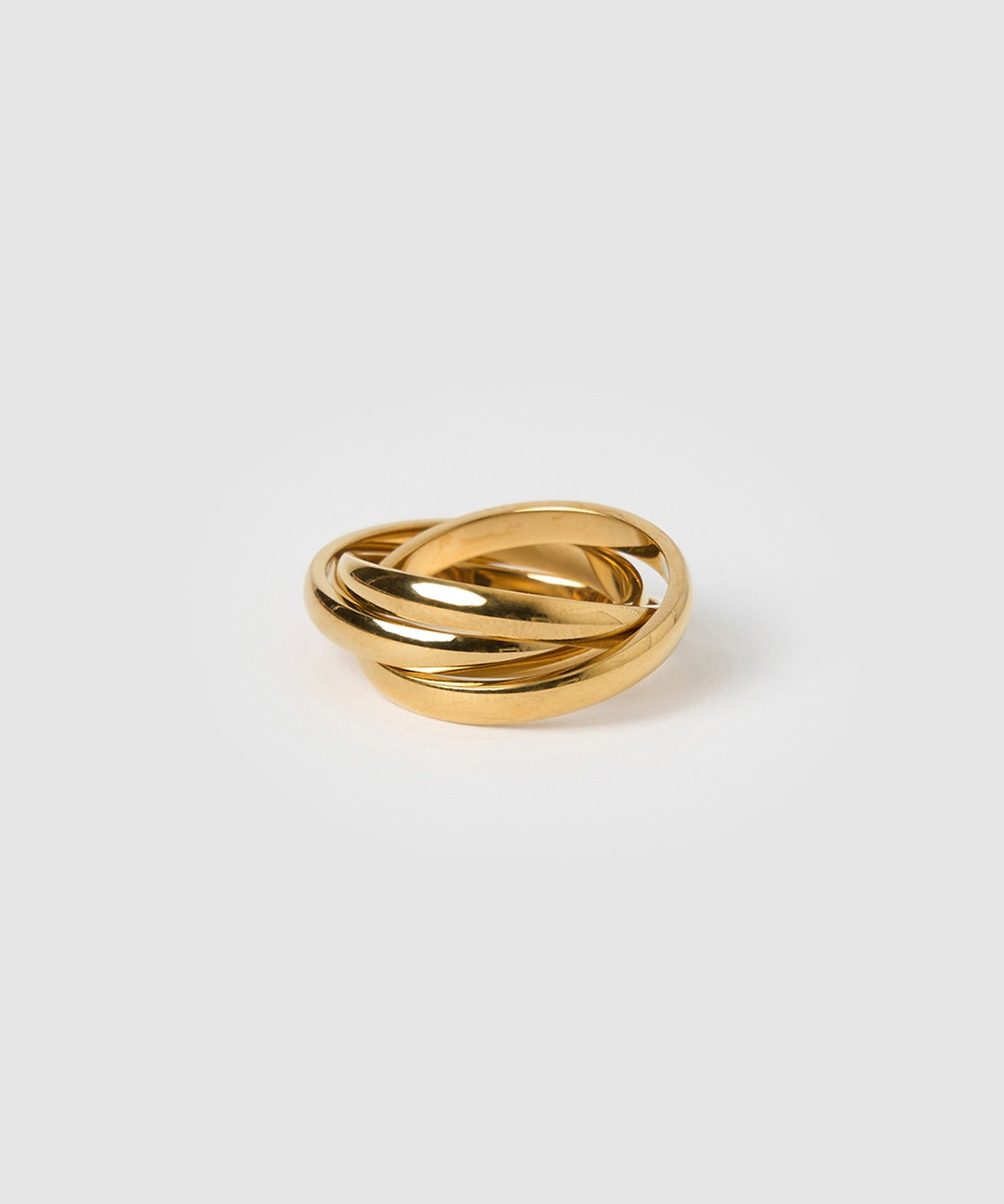 Anel Trio Entrelaçado - Ouro 18K | SILLENE