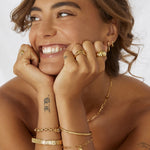 Anel Trio Entrelaçado - Ouro 18K | SILLENE