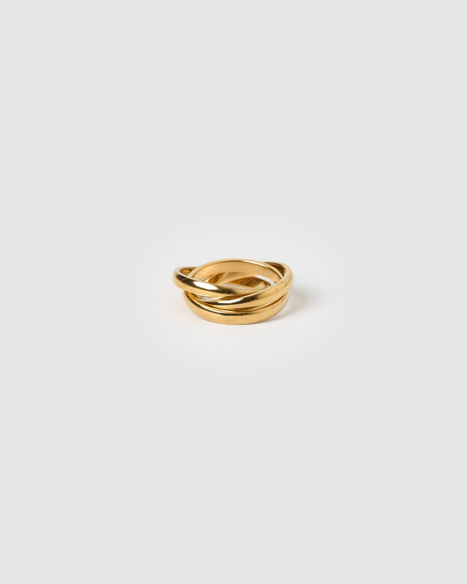 Anel Trio Entrelaçado - Ouro 18K | SILLENE