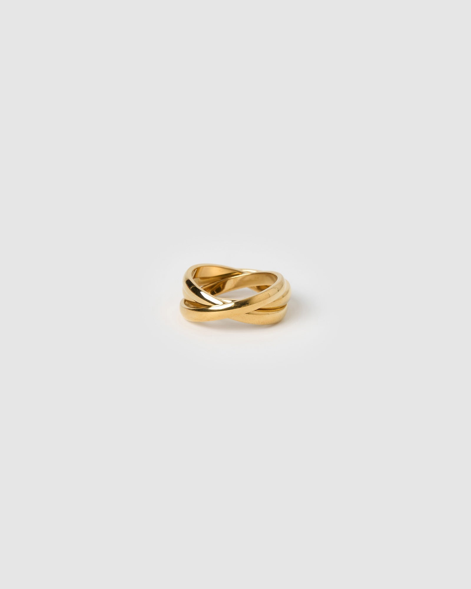 Anel Trio Entrelaçado - Ouro 18K | SILLENE