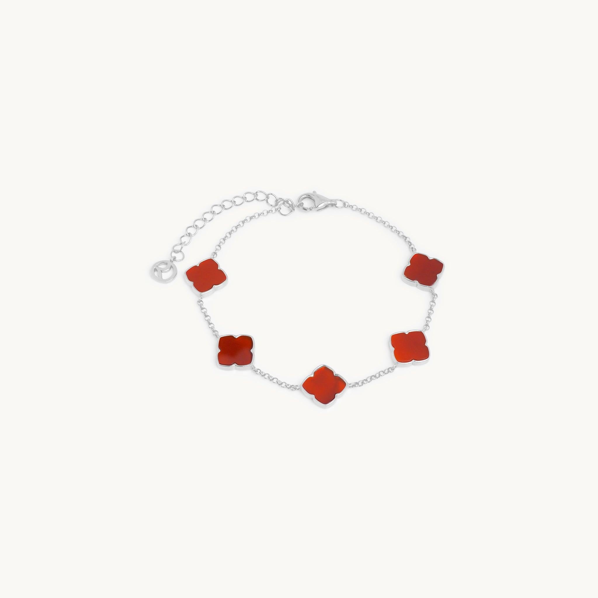 Bracelete Amaya Rubi em Prata, imagem 1