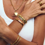 Bracelete Carmi - Ouro 18K | SILLENE