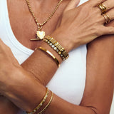 Bracelete Carmi - Ouro 18K | SILLENE