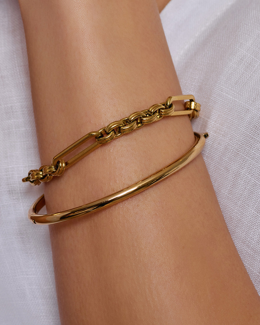 Bracelete Cole - Ouro 18K | SILLENE - uso