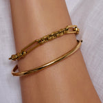 Bracelete Cole - Ouro 18K | SILLENE - uso