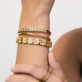 Bracelete Cole - Ouro 18K | SILLENE - uso
