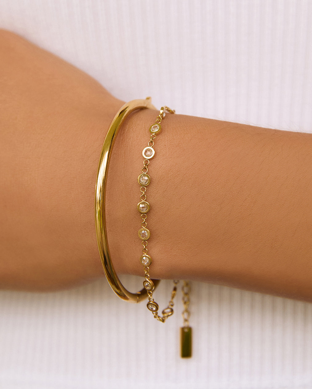 Bracelete Cole - Ouro 18K | SILLENE - detalhe